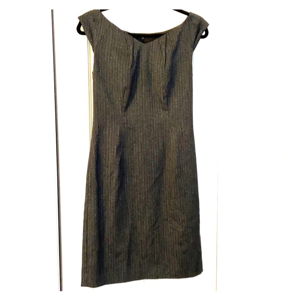 Classic charcoal gray dress
